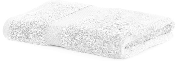 DecoKing - Ręcznik kąpielowy Bambusowy Gładki Biały BAMBY-70x140 cm