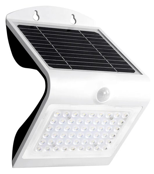 Biały kinkiet solarny - 3.2W K6-S22