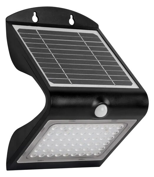 Czarny kinkiet solarny - 3.2W D9-A41
