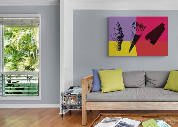 Obraz letni pop art
