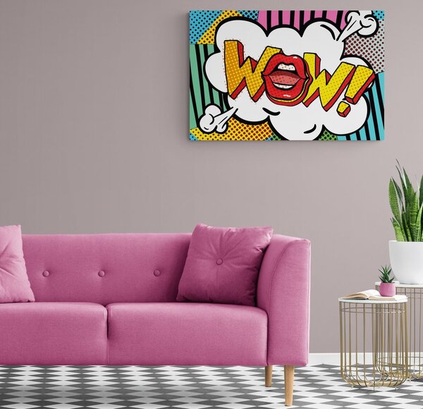 Obraz w pop art stylu - WOW!
