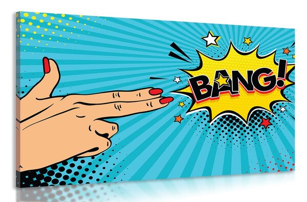 Obraz z pop art motywem - BANG!