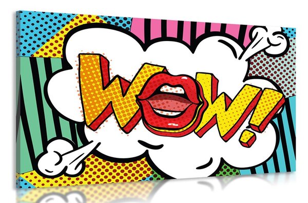 Obraz w pop art stylu - WOW!