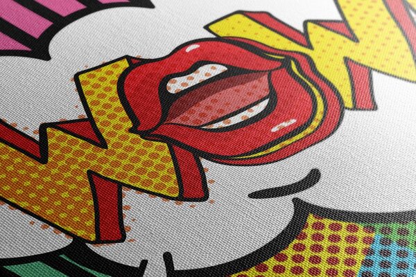Obraz w pop art stylu - WOW!