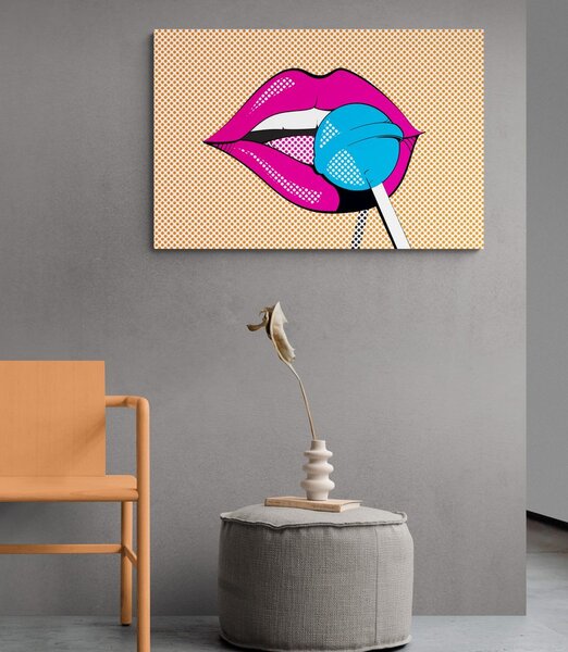 Obraz pop art lizak