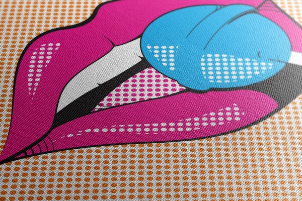 Obraz pop art lizak