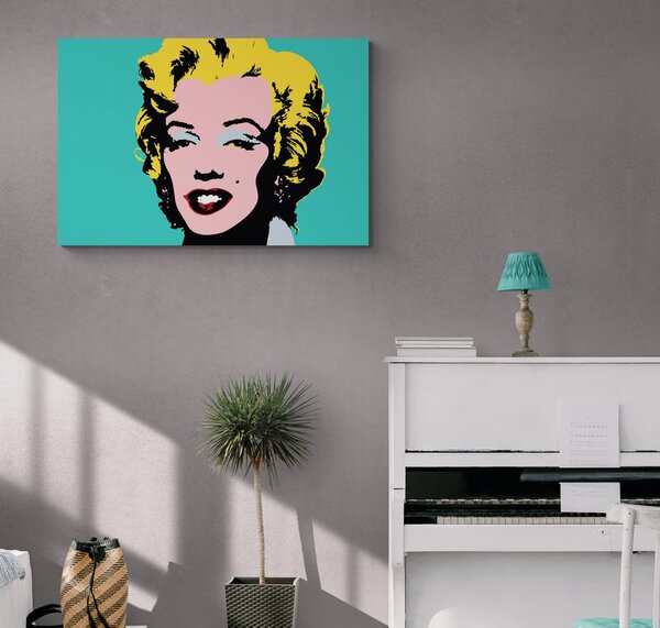 Obraz ikona Marilyn Monroe w pop art wzorze