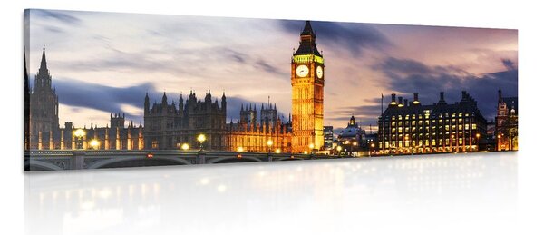 Obraz nocny Big Ben w Londynie