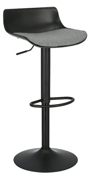Designerski czarny hoker w nowoczesnym stylu F6-L37