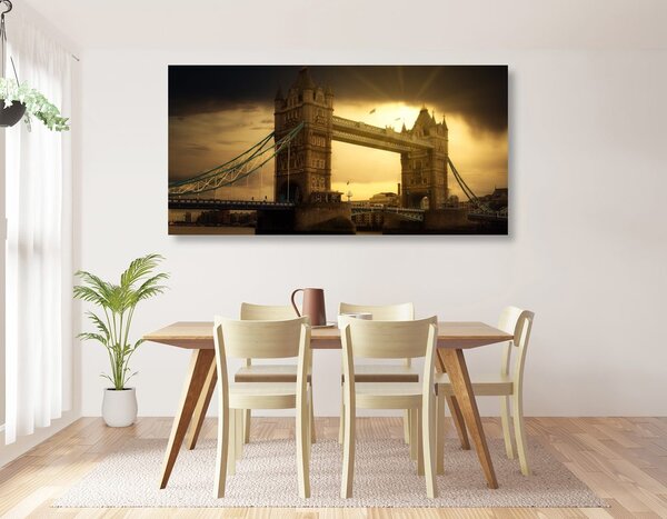 Obraz zachód słońca nad Tower Bridge