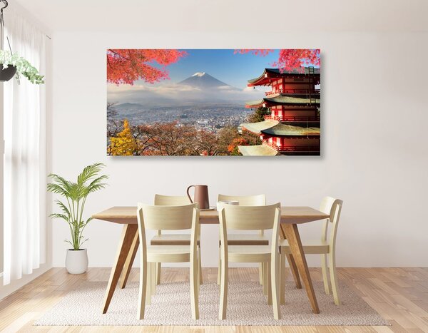 Obraz jesień w Japonii
