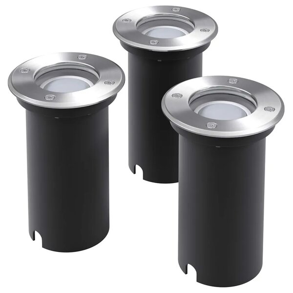 Komplet 3 okrągłych lamp najazdowych - 6X O019 P4-H82