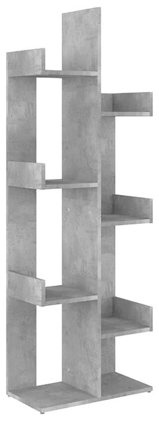 Nowoczesny regał z półkami beton F7-B09