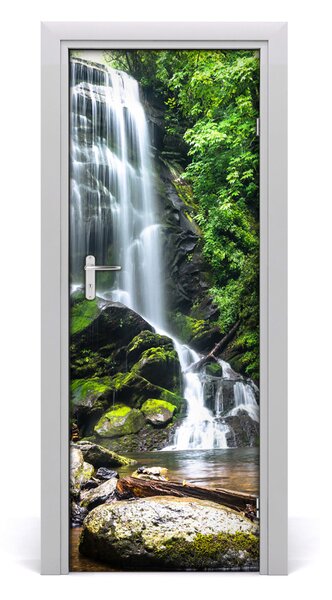 Naklejka fototapeta na drzwi Wodospad w dżungli