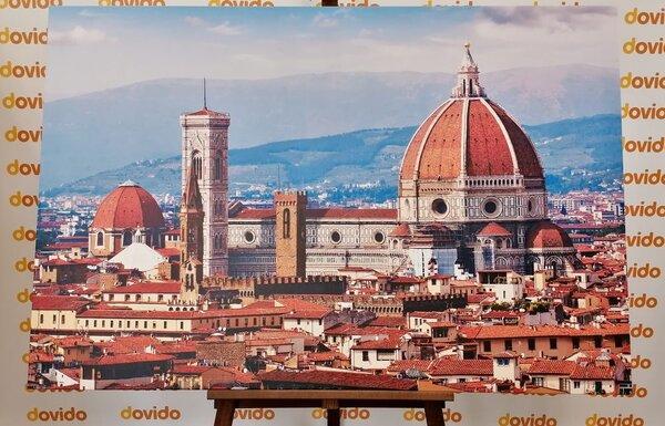 Obraz gotycka katedra we Florencji