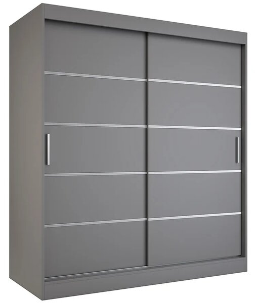 Szafa przesuwna antracyt 180 cm W1-W67