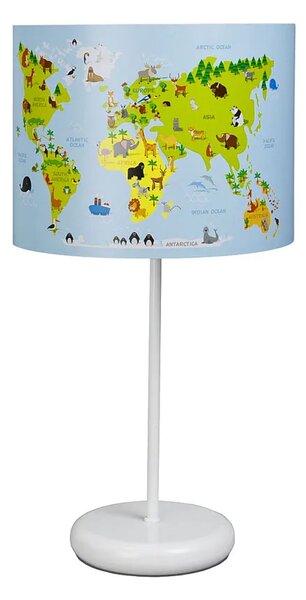 Lampka nocna dla dzieci z mapą świata - 5X A327 B8-B23