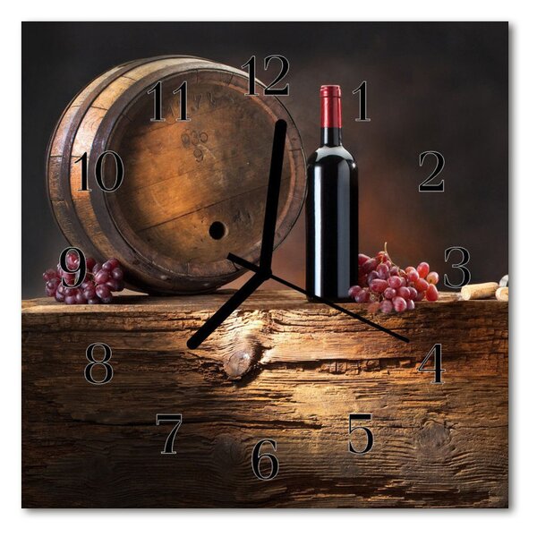 Zegar ścienny kwadrat Winogrona do wina