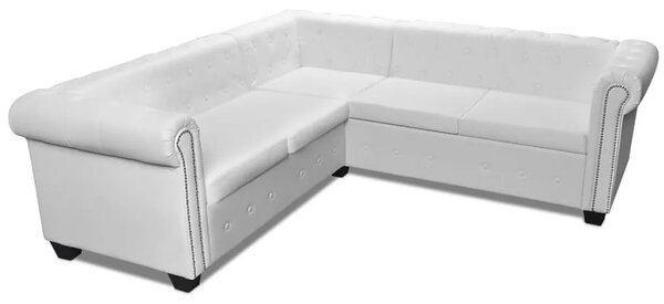 5-osobowy biały narożnik w stylu S2-K64