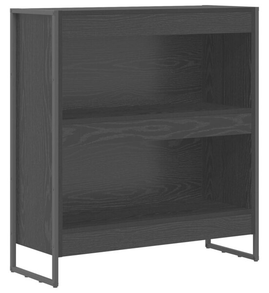 Szafka na książki czarny dąb 80 x 30 x 86,5 cm