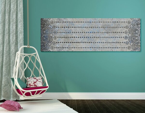 Obraz Mandala na szarym tle
