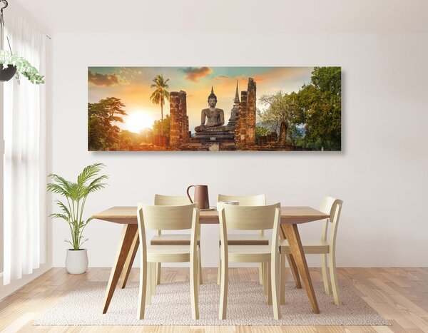 Obraz posąg Buddy w Parku Sukhothai