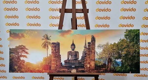 Obraz posąg Buddy w Parku Sukhothai