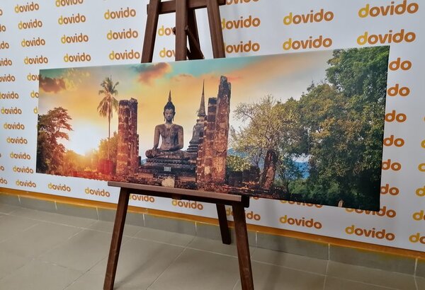 Obraz posąg Buddy w Parku Sukhothai
