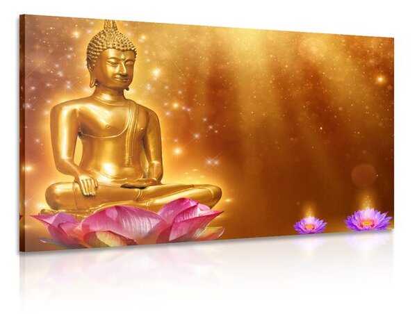 Obraz złoty Budda