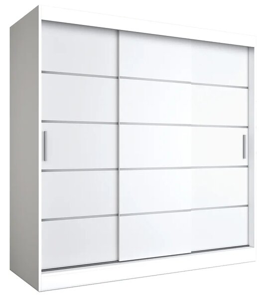 Szafa przesuwna biały mat 200 cm C7-D67