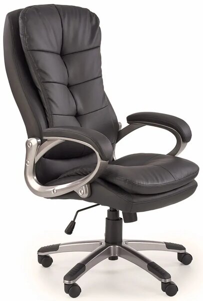 Gabinetowy czarny fotel obrotowy G2-A97