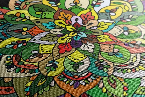 Obraz zielona Mandala