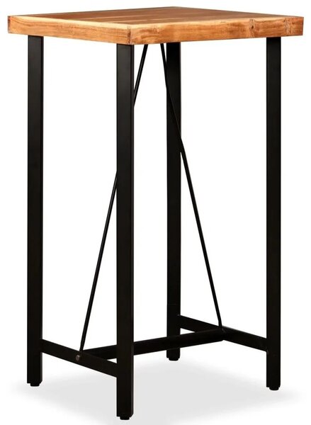 Brązowy industrialny stolik barowy S3-F28