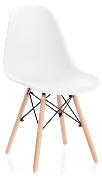 Krzesło Skandynawskie Białe MARGOT