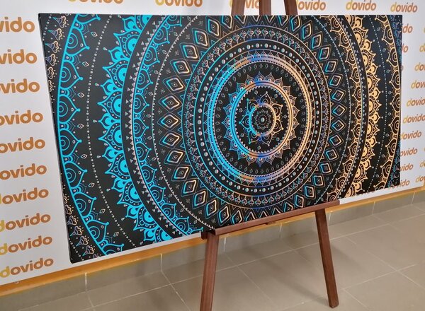 Obraz Mandala z motywem słońca