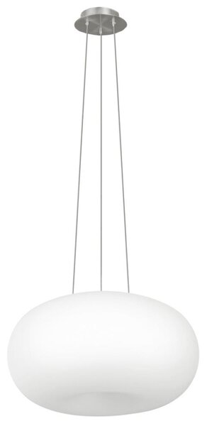 Eglo EGLO 86815 - Lampa wisząca OPTICA 2xE27/60W biały/opalone szkło EG86815