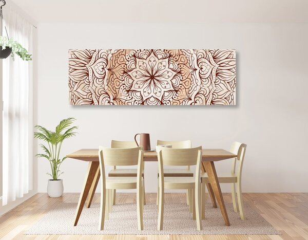 Obraz abstrakcyjna Mandala etniczna