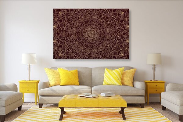 Obraz szczegółowa dekoracyjna Mandala