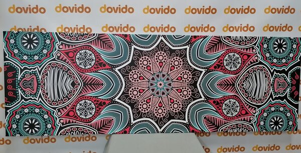 Obraz Mandala indyjska ze wzorem kwiatowym