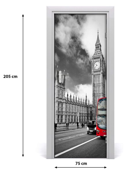 Fototapeta samoprzylepna na drzwi Big Ben Londyn
