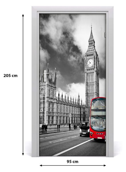 Fototapeta samoprzylepna na drzwi Big Ben Londyn
