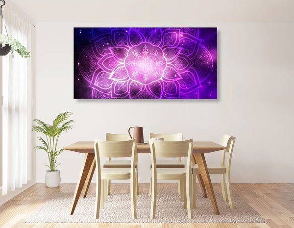 Obraz Mandala z galaktyką w tle