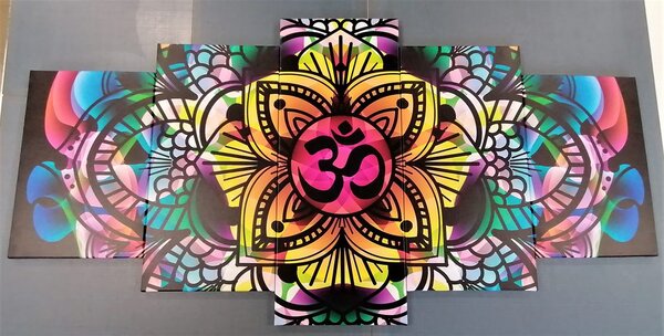 5-częściowy obraz Mandala zdrowia