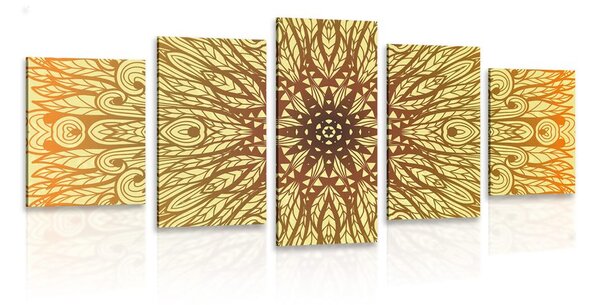 5-częściowy obraz unikalny etniczny ornament