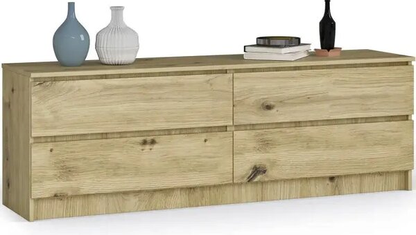 Minimalistyczna komoda do salonu dąb artisan H1-F49