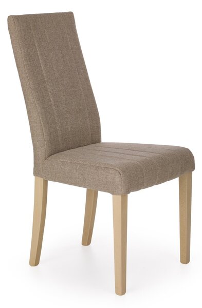 Tapicerowane krzesło do stylowej jadalni Cappuccino PIERCA