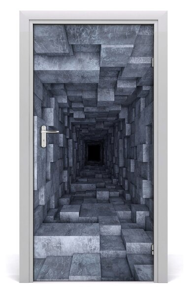 Naklejka samoprzylepna na drzwi Tunel