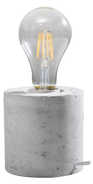 Sollux Lampa stołowa SALGADO 1xE27/60W/230V beton SLX0427