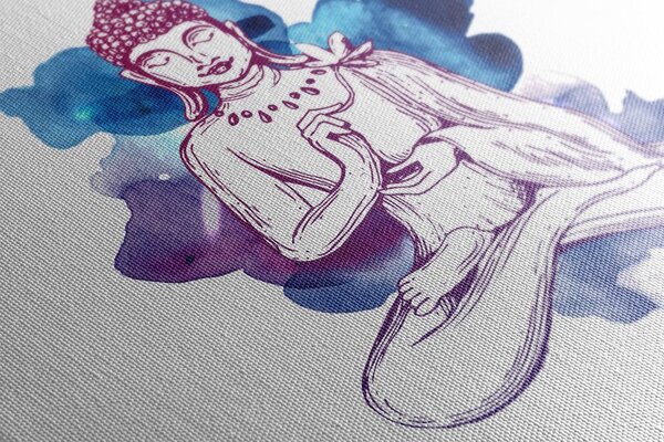 Obraz ilustracja Buddy