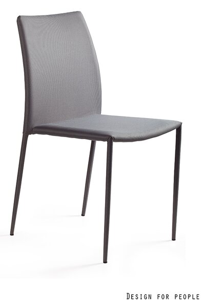 OUTLET Krzesło Design Tkanina PVC -77%